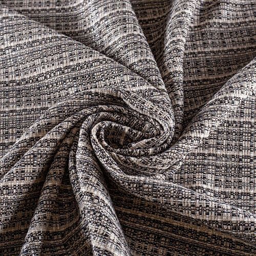 Твид шанель 052-00848 бежево-черный