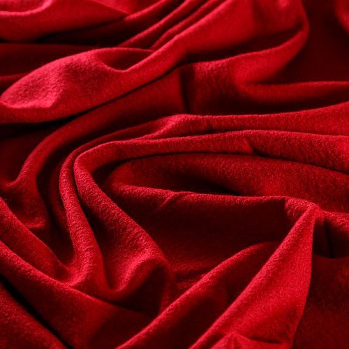 Лоден 006-05053 ягодно-красный однотонный