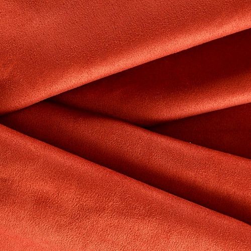 Замша искусственная 018-06136 жженый апельсин однотонный