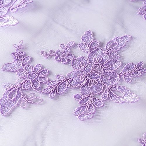 Гипюр К03-0072 фиалковый