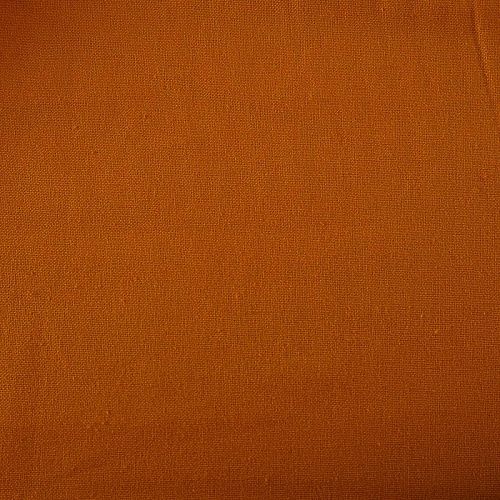Лен-вискоза 035-18339 апельсиновый однотонный
