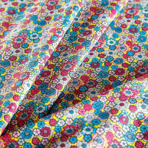 Хлопок 063-02030 желтый принтованный