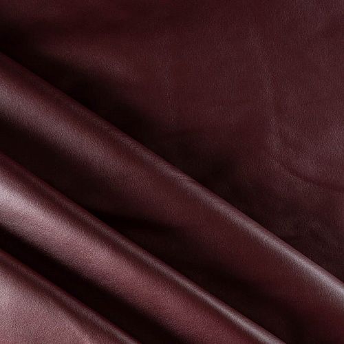 Экокожа на флисе 1020-341-070-0019 бордовый однотонный