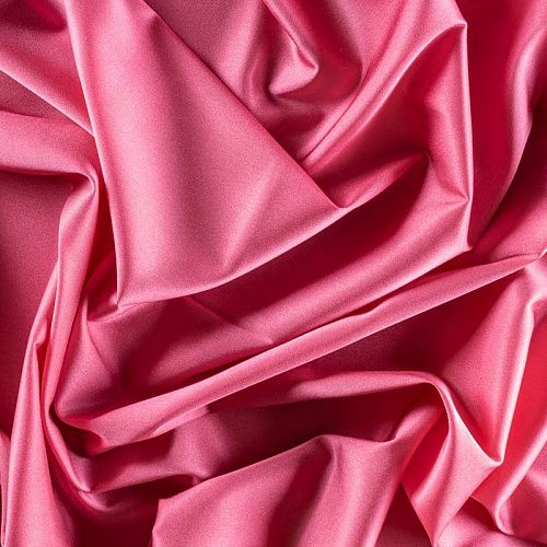 Шелк натуральный К15-1158 морозная ягода однотонный