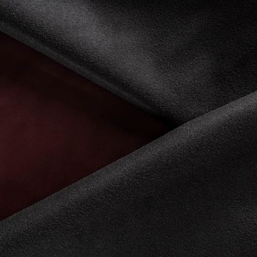 Экокожа на флисе 1020-341-070-0019 бордовый однотонный