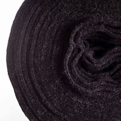 Фетр К33-594 черный однотонный