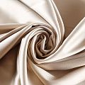 Сатин стрейч 001-08134 экрю однотонный
