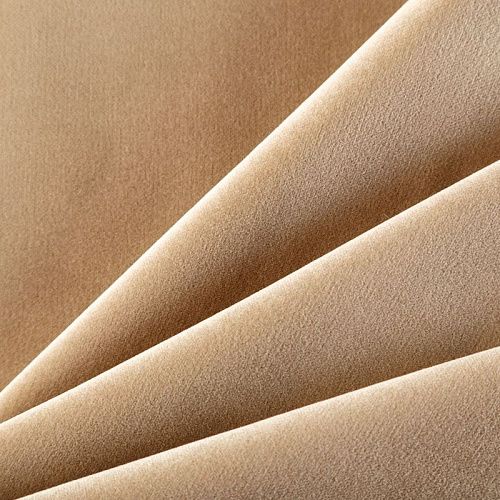 Бархат 002-06322 бежевый однотонный