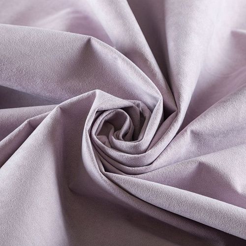 Замша искусственная 018-02423 выбеленный лавандовый однотонный