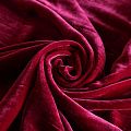 Бархат 002-04376 рубиновый однотонный