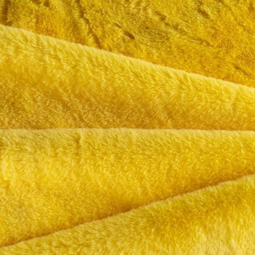 Мех искусственный К31-097 цветущая мимоза однотонный