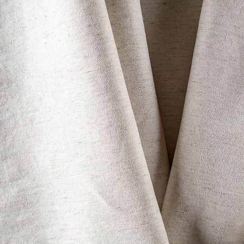 Лен с вискозой К33-284 молочный меланж