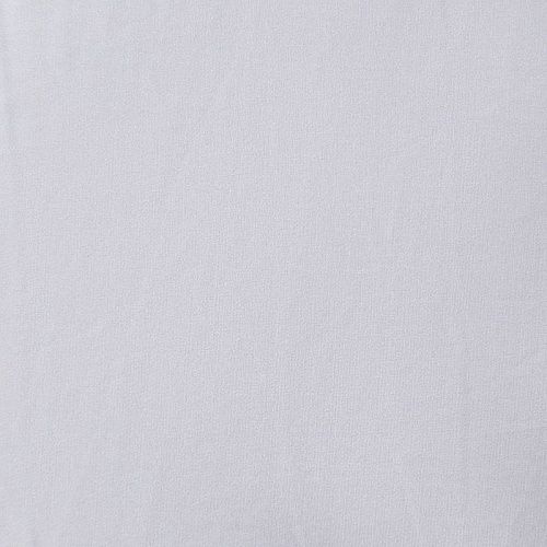 Шелк синтетический 065-08989 белый однотонный