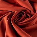 Креп К33-329 морковно-красный однотонный