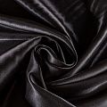 Креп-сатин К33-907 черный однотонный