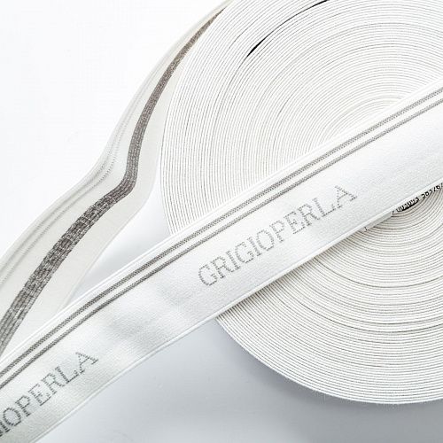 Резинка декоративная 40 мм 583267 белый