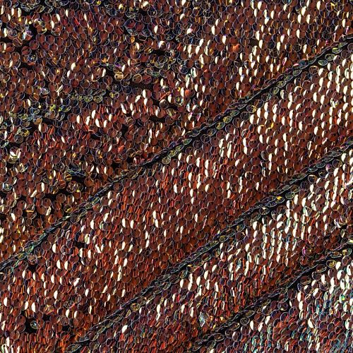 Сетка с пайетками К33-643 черный