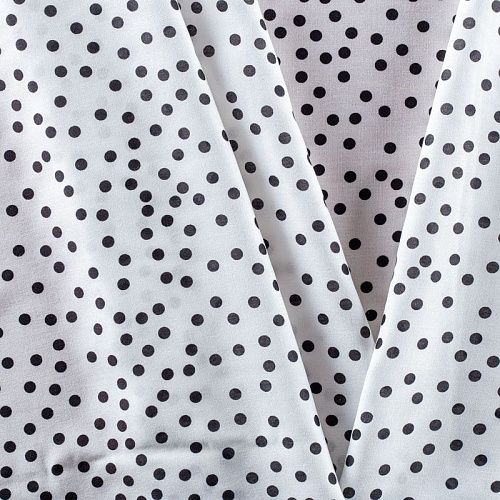 Штапель 069-01471 белый принтованный