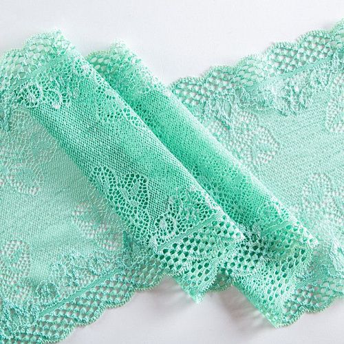 Кружево эластичное 170 мм Ф01-0080 мятный
