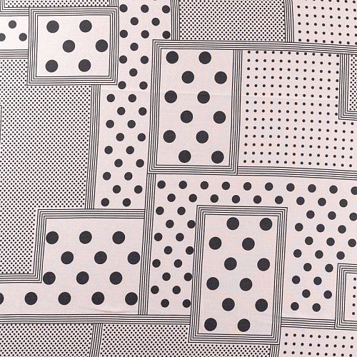 Креп-шифон 027-01435 светло-розовый принтованный