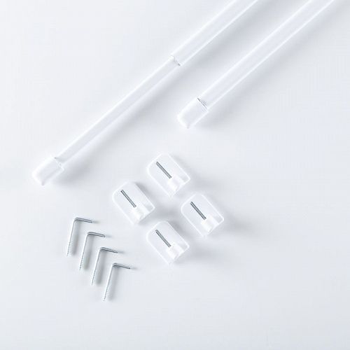 Мини-карниз "Кафе" 100-120 см 61.00.10.100 белый