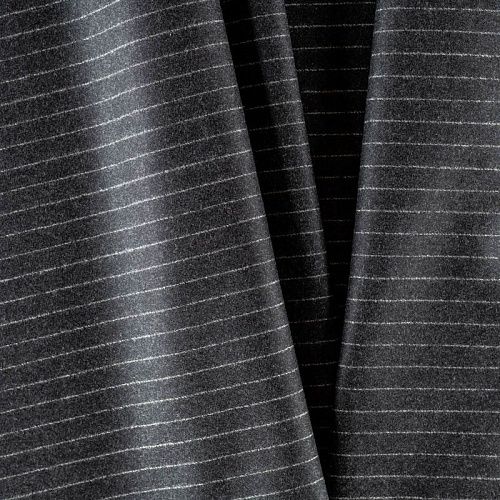 Ткань костюмная К32-615 темно-серый полоска