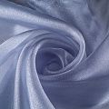 Органза К33-991 серо-голубой однотонный