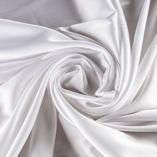 Шелк синтетический К33-773 белый однотонный