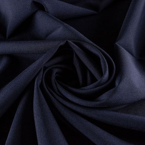 Габардин К25-782 темно-синий однотонный