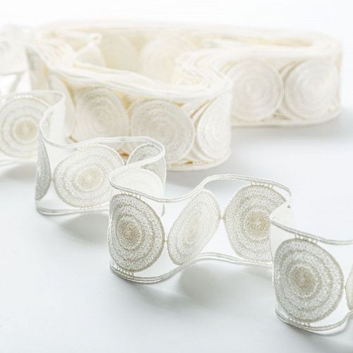 Кружево 60 мм 448933 молочный