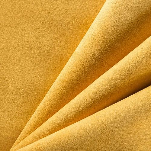 Ткань мебельная замша 22-02-00786 шафрановый однотонный