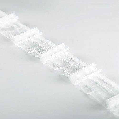 Лента драпировочная 101-6270 1:2,2  прозрачная банты