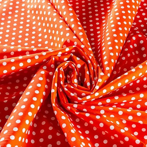 Хлопок 063-01347 мандариновый принтованный