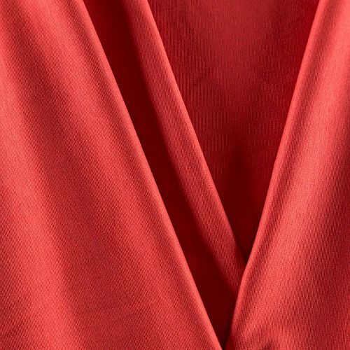 Джерси 014-03354 темно-красный однотонный