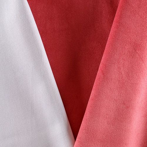 Ткань мебельная микровелюр 09-02-08964 ягодный однотонный