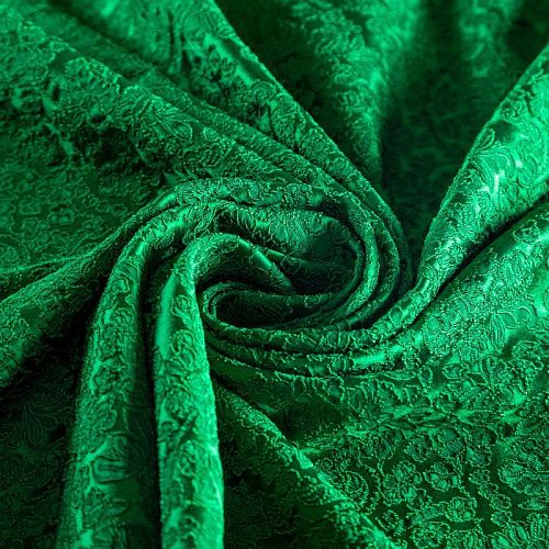 Жаккард 017-03209 темно-зеленый
