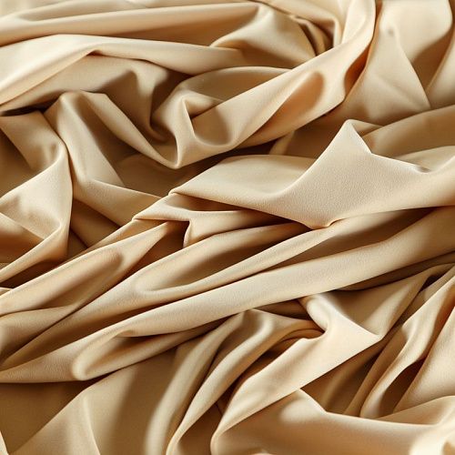 Лайкра 005-07516 желтовато-бежевый однотонный