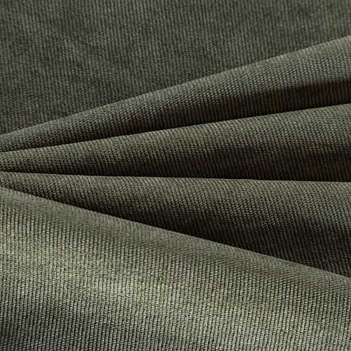 Вельвет стрейч 008-06964 хаки однотонный