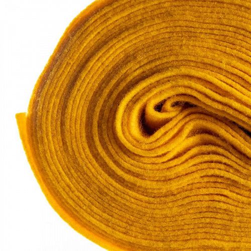 Фетр К33-393 желтый однотонный