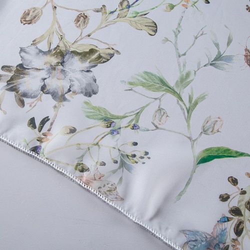 Тюль вуаль 03-01-13164 белый принтованный