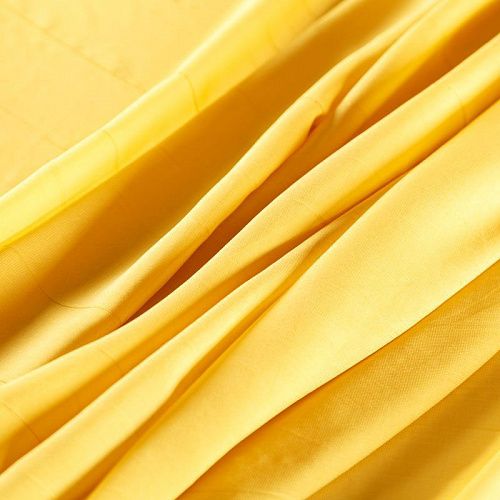 Шифон К28-825 ярко-желтый однотонный