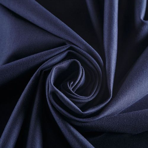 Джерси 014-05685 темно-синий однотонный