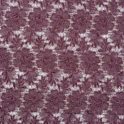 Гипюр-макраме К03-550 сливовый 