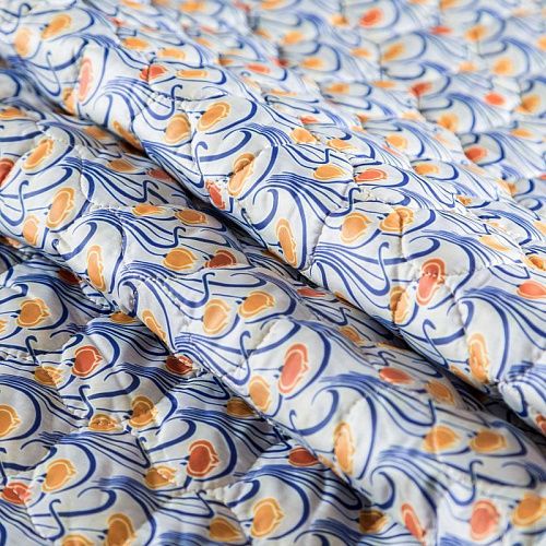 Ткань курточная 2-х сторонняя 033-03816 белый принтованный