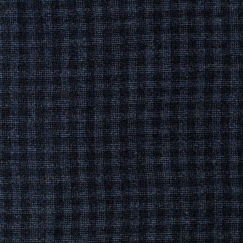 Ткань костюмная К32-052 сине-голубой клетка