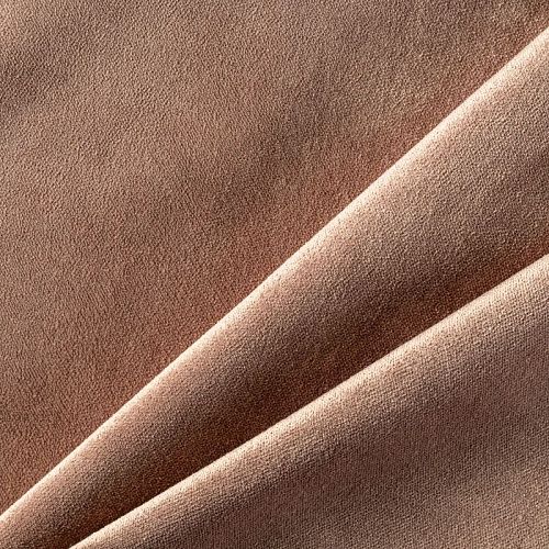 Ткань портьерная бархат 529-02-141 мокрый песок однотонный