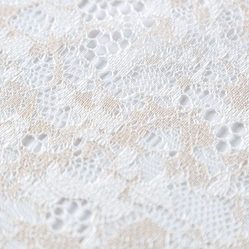 Тюль жаккардовый h-300 см 02-01-09075 бежево-молочный