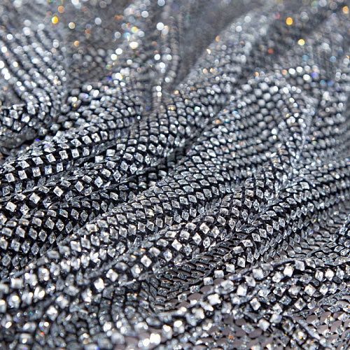 Сетка со стразами Swarovski 050-19859 черный
