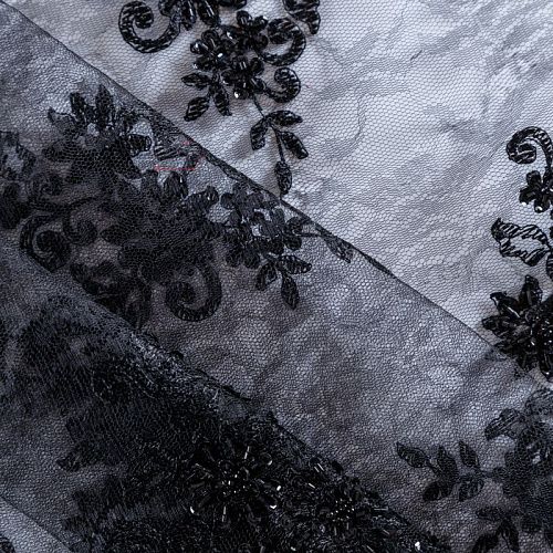 Гипюр 012-10389 черный