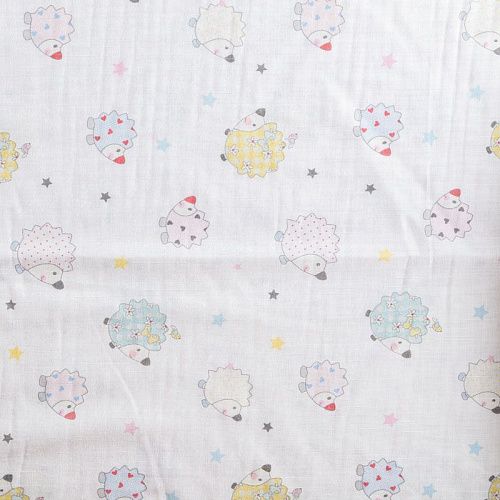 Тюль 05-01-02608 белый принтованный